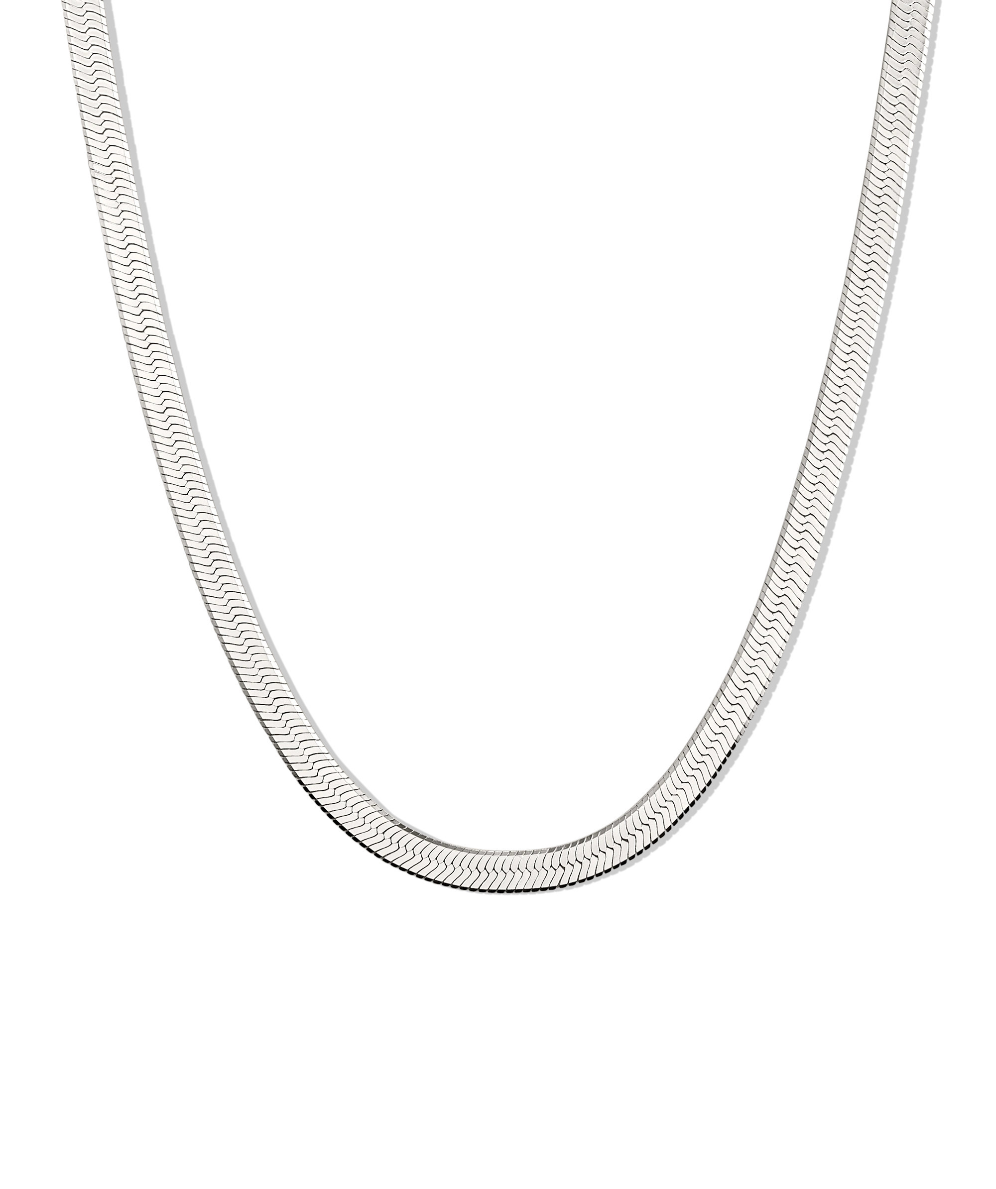 Bold Herringbone Chain Necklace | Mejuri Fine Crew