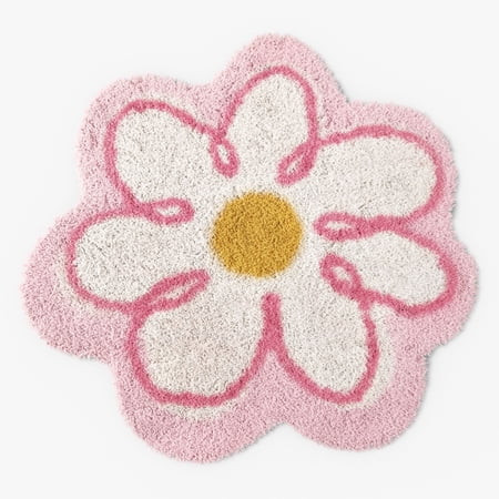Mainstays Kids Flower Bath Rug, 26" x 26" | Walmart (US)