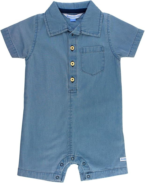 RUGGEDBUTTS® Baby/Toddler Boys Jon Jon Romper One-Piece Overall Shortall | Amazon (US)