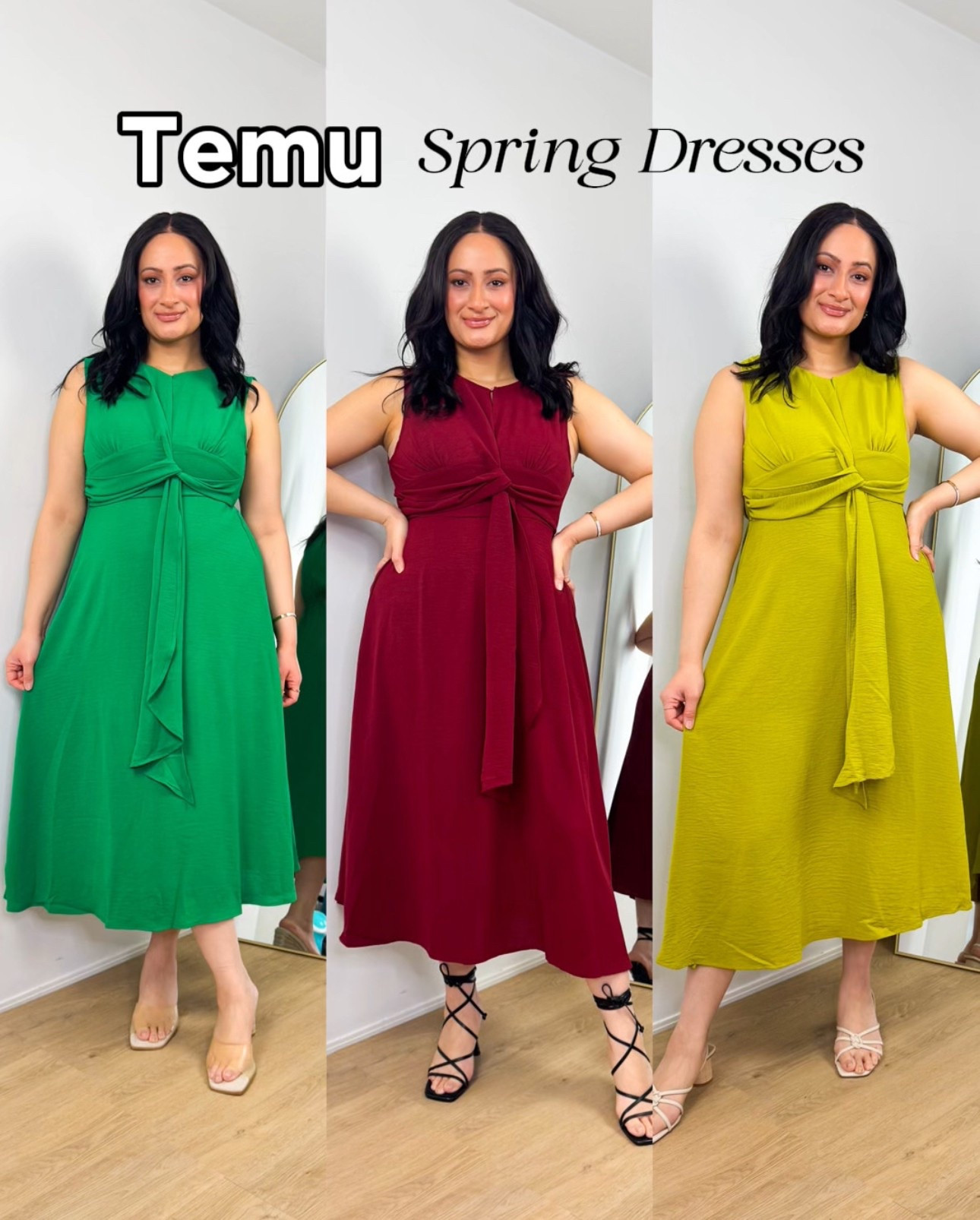Modest spring dresses from Temu under $20. Satin wrinkle free material. Wedding guest dress, occasion wear, midsize friendly fashion, vacation dress 

#LTKstyletip #LTKcanada #LTKspring