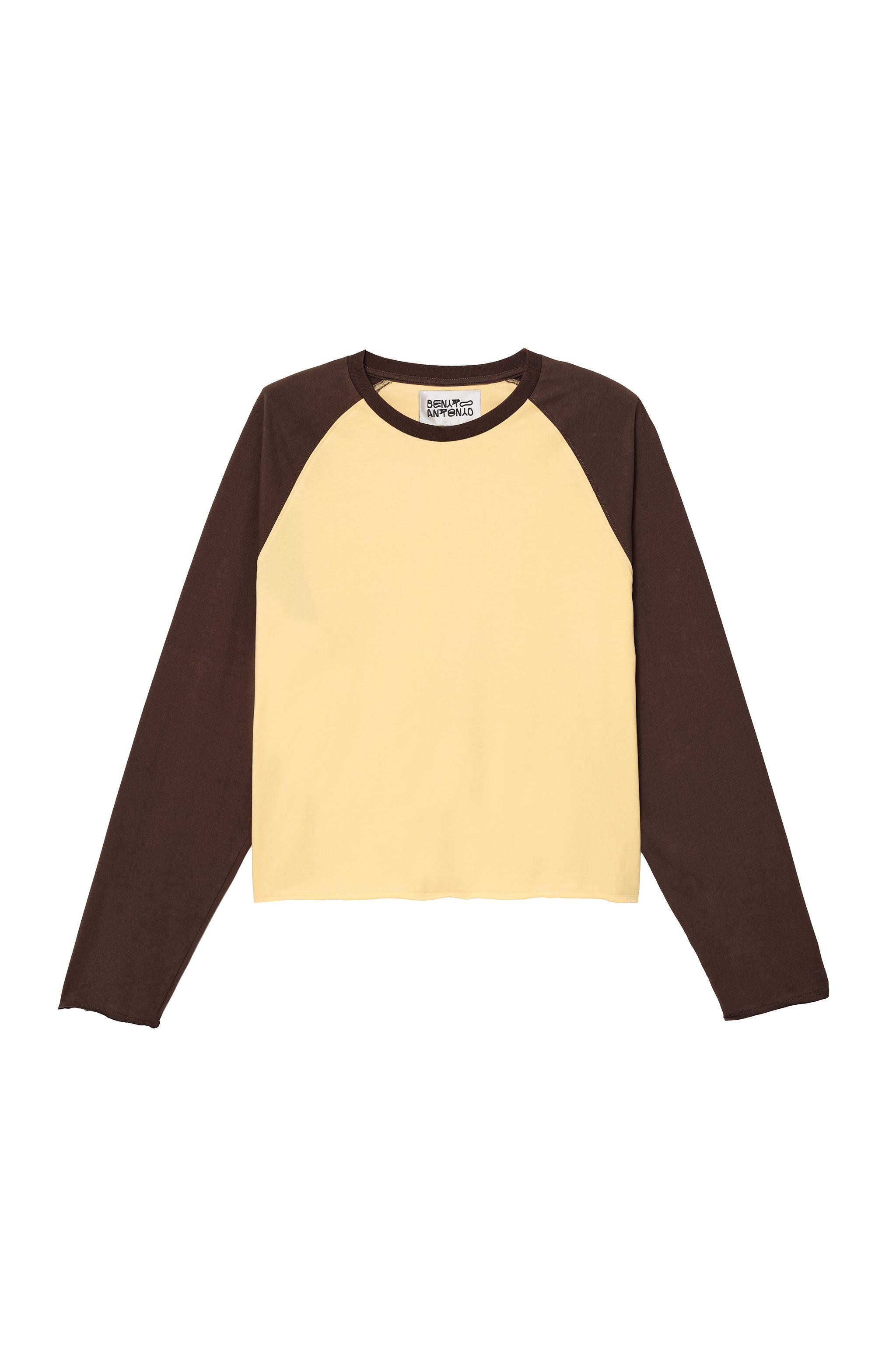 CROPPED COLOUR BLOCK T-SHIRT | Zara UK
