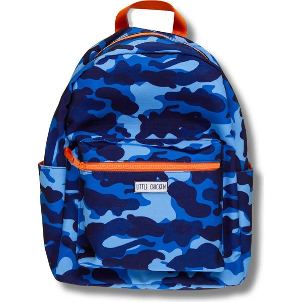 Camo Backpack, Blue | Maisonette