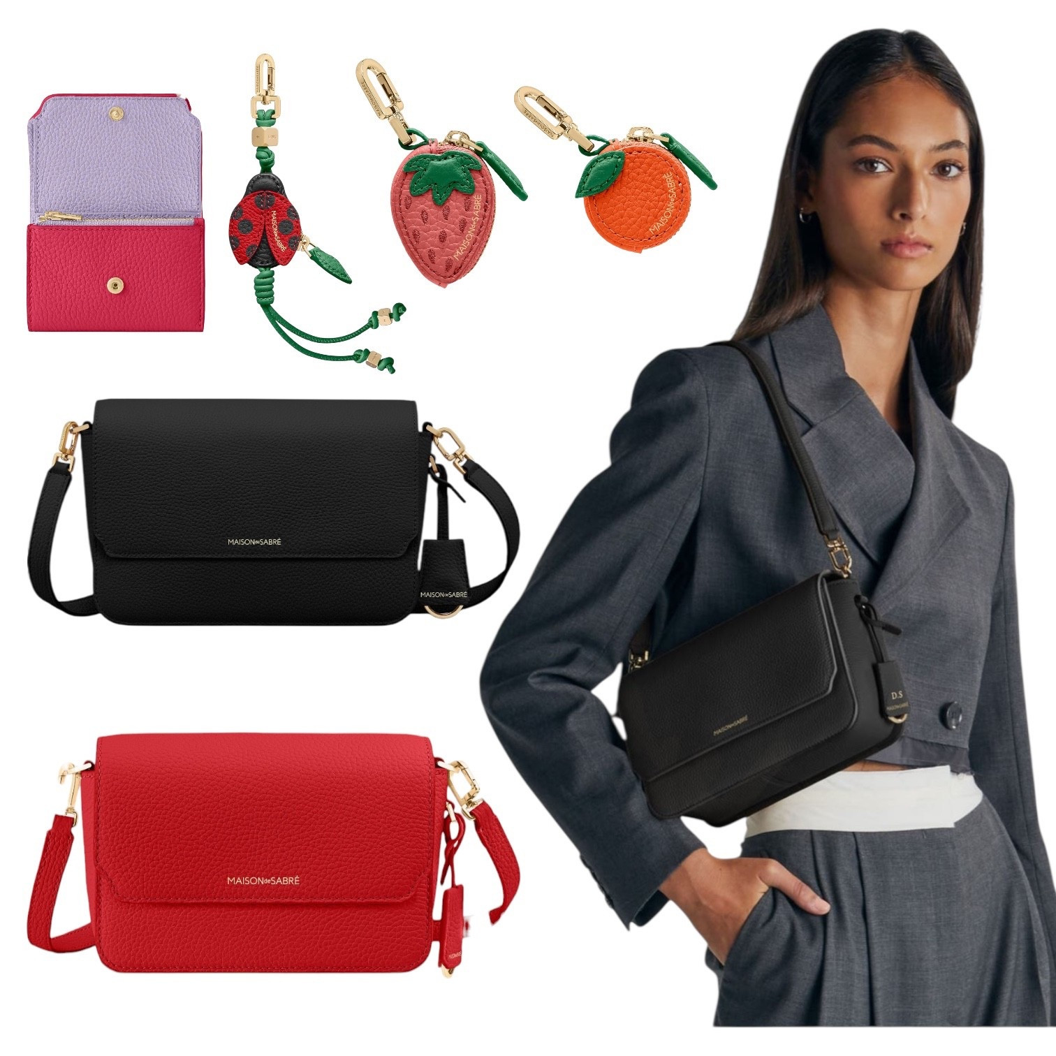 Madison De Sabré SALE  - please read the description of the item. The photos are not matching the item. For ex the leather lipstick holding is showing a makeup brush. 

#LTKSaleAlert #LTKGiftGuide