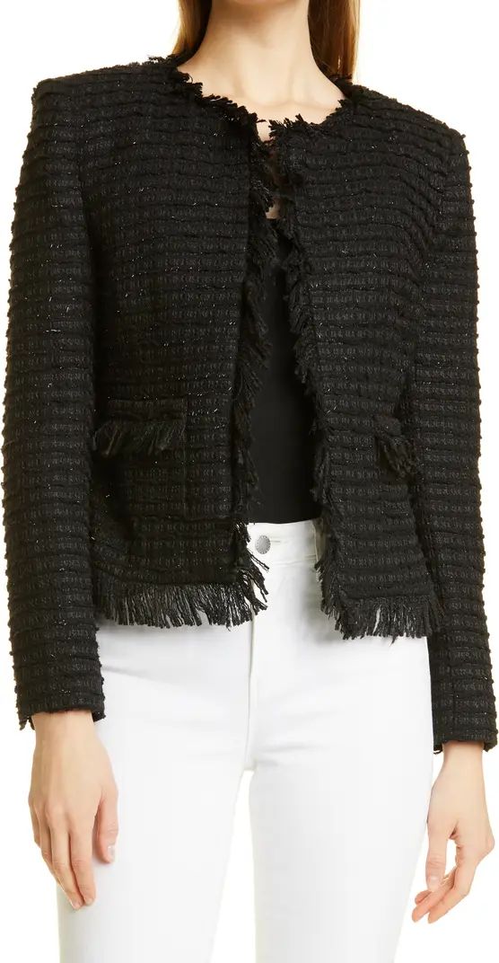 Angelina Sequin Tweed Jacket | Nordstrom