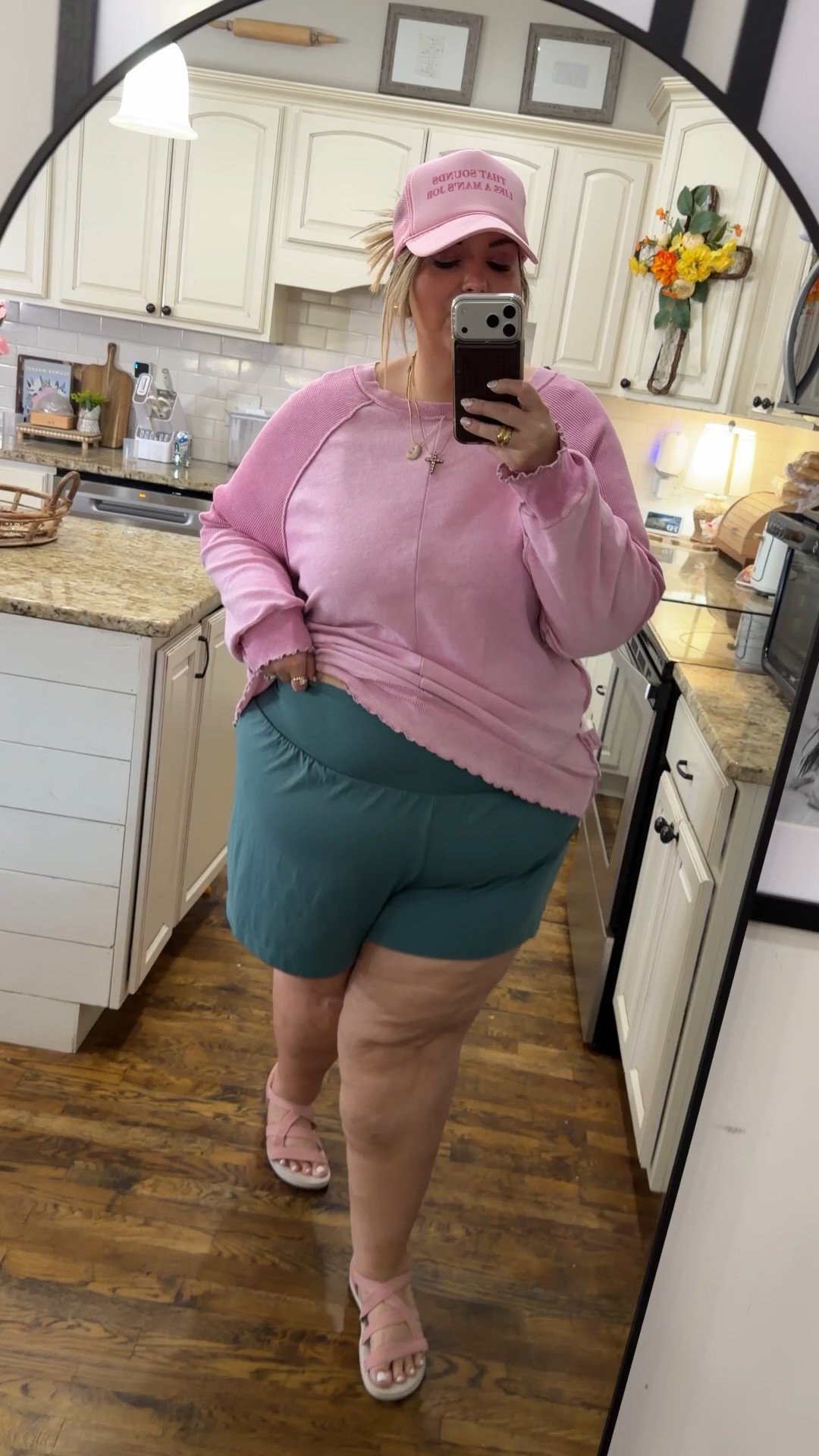 The plus size Halara shorts come in 2, 4, and 7 inch inseam options! I’m wearing the 4 inch inseam here!

#LTKPlusSize