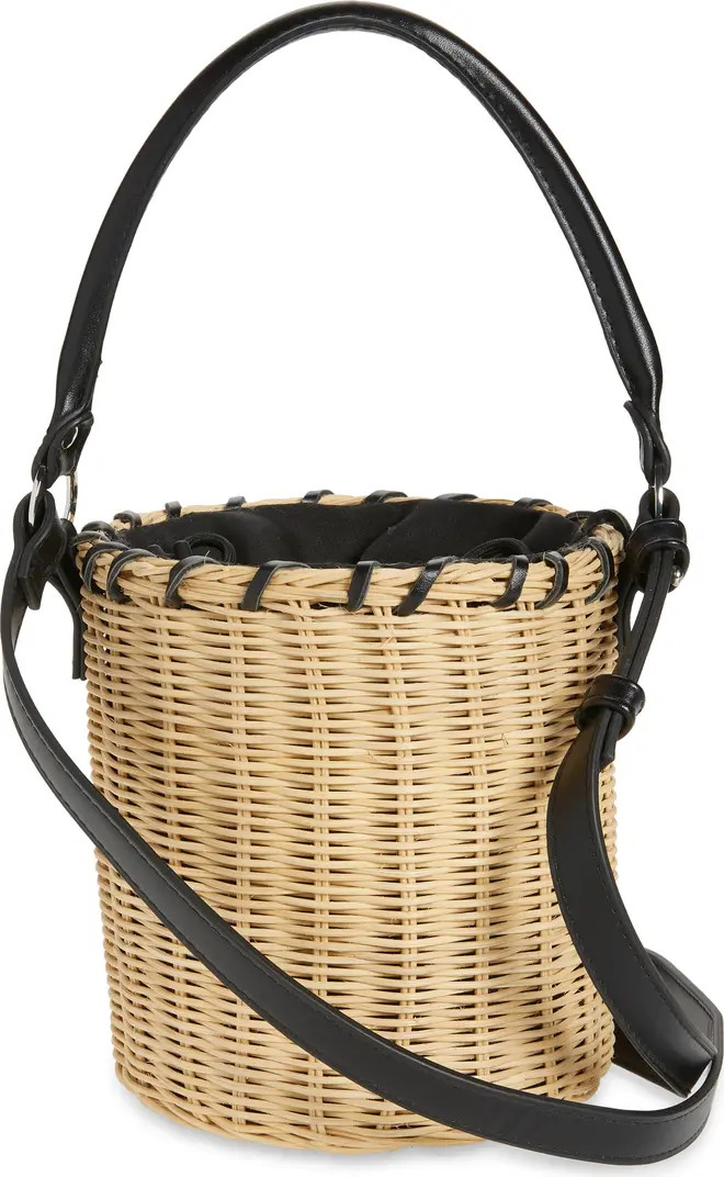 Topshop Wicker Bucket Bag | Nordstrom | Nordstrom