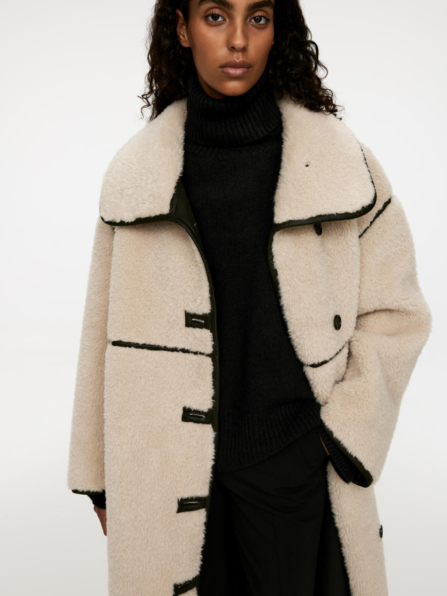 Pull col roulé en laine et cachemire – Noir – ARKET FR | Arket EU