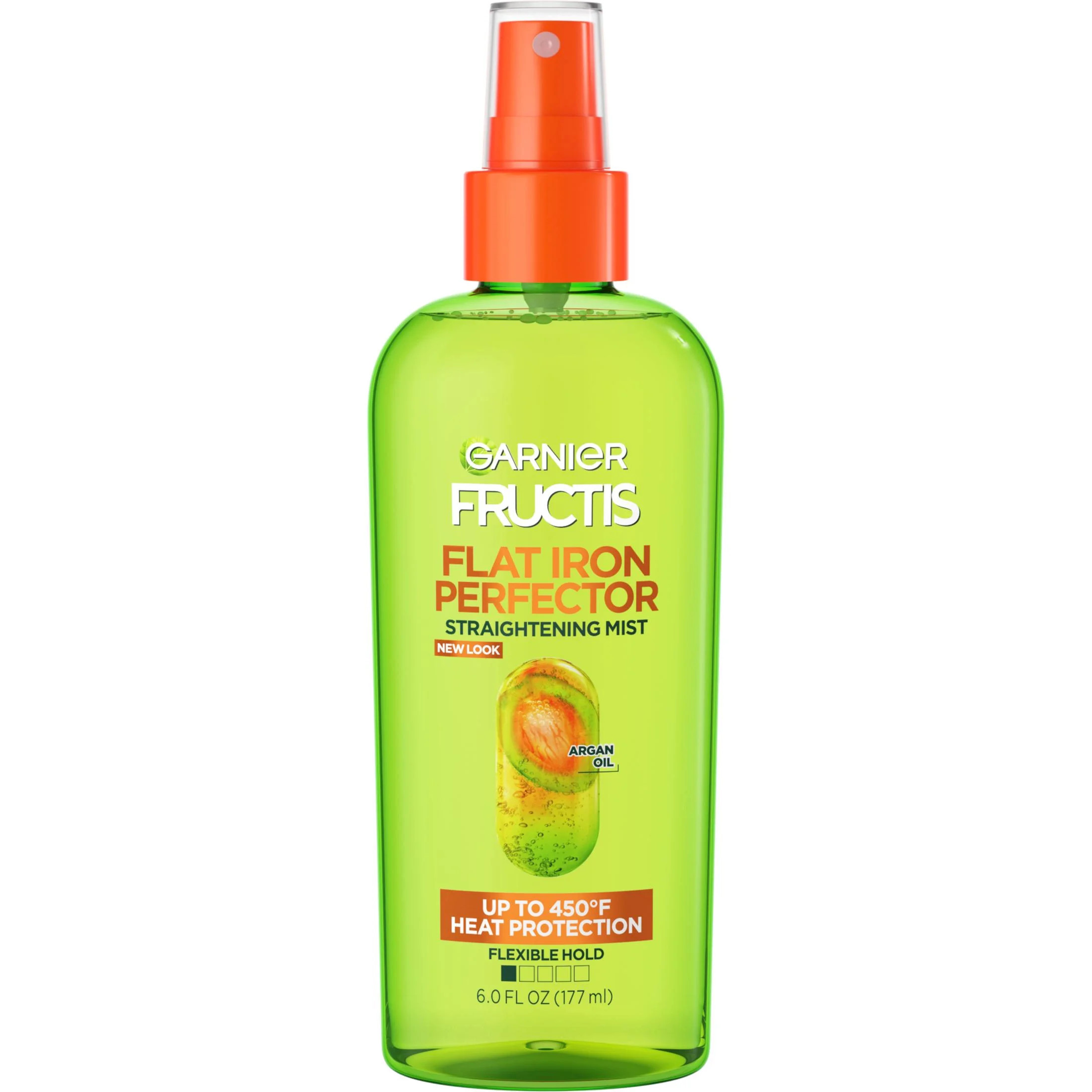 Garnier Fructis Flat Iron Perfector Straightening Mist with Argan Oil, 6 fl oz | Walmart (US)