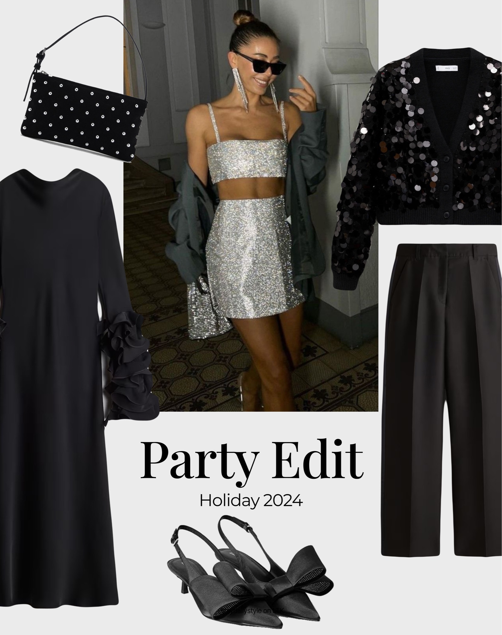 My Holiday 2024 Edit is here! Discover fabulous party dressing selection full of sequins, satin, gold  🖤

Check out more styling ideas in my profile. 

Tags: night look, holiday 2024, party dressing, party look, sequin, holiday outfits, fall style, winter style, winter fit, pre-fall, autumn style, fall outfit, autumn outfit, fall fashion, autumn fashion, easy styling, simple everyday look, chic & basic outfit, Parisian look, casual outfit, capsule wardrobe, office look, brunch style, high street. 

#LTKpartywear #LTKstyletip #LTKwinter