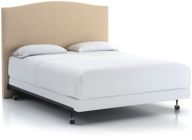 Colette Queen Upholstered Headboard without Nailheads 52.5" | Crate and Barrel | Crate & Barrel