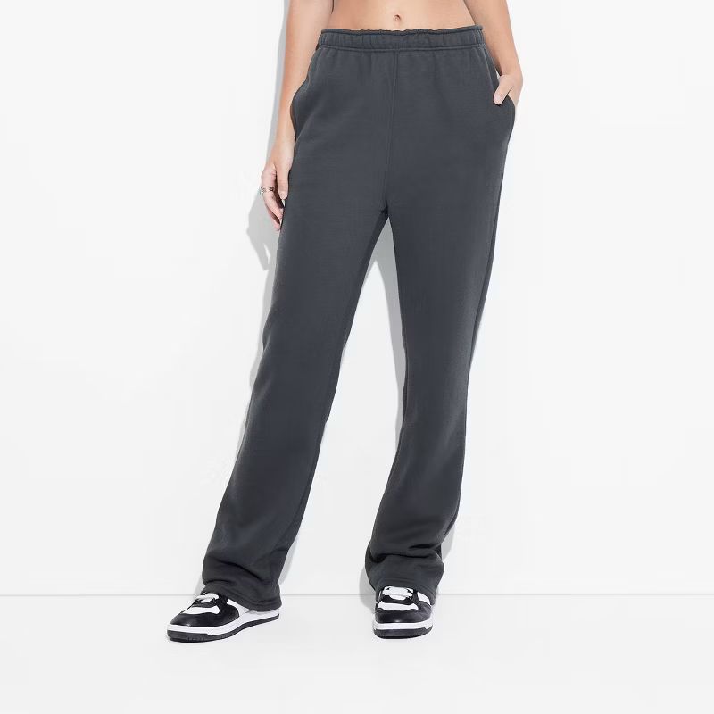 Women's High-Rise Foldover Fleece Pants - Wild Fable™ | Target