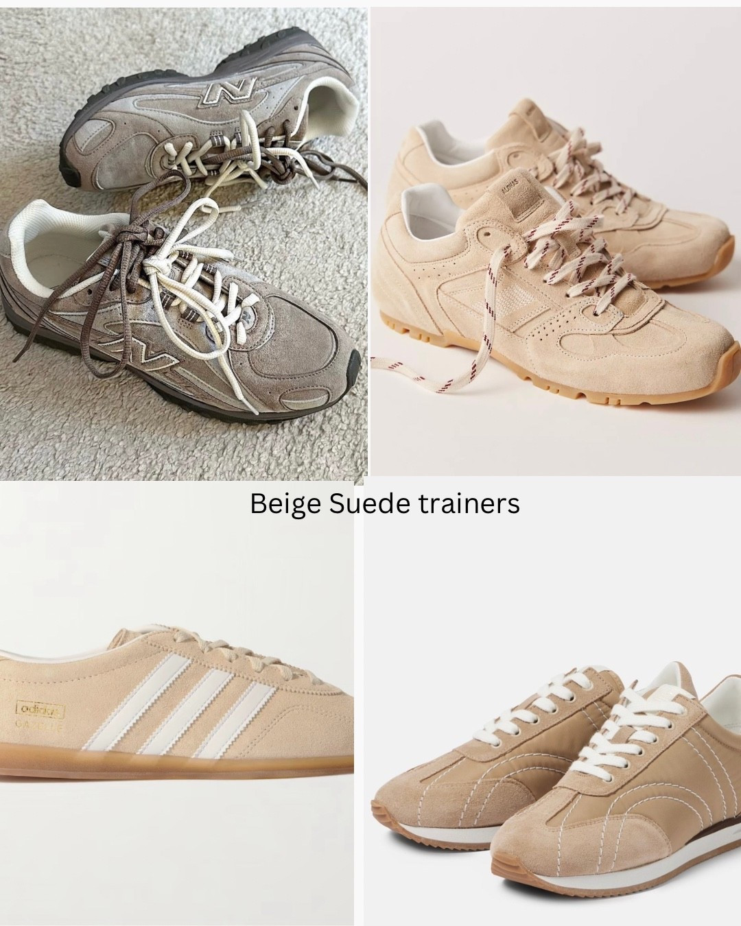 Beige suede trainers #suede #suedetrainers #trainer 

#LTKeurope #LTKluxury #LTKuk