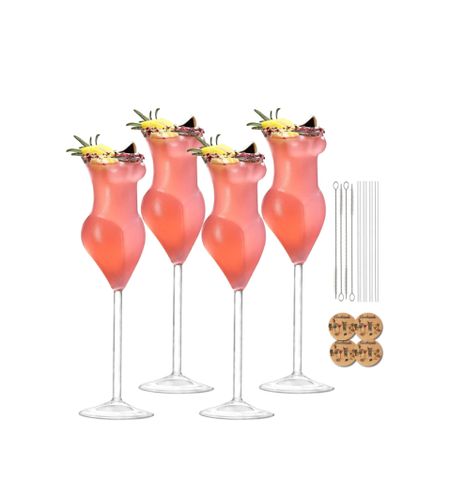 Girlie cocktail glasses 

✨ Click on the “Shop  AMAZON FIND collage” collections on my LTK to shop.  Follow me @winsometaylorstyle for daily shopping trips and styling tips! Seasonal, home, home decor, decor, kitchen, beauty, fashion, winter,  valentines, spring, Easter, summer, fall!  Have an amazing day. xo💋
