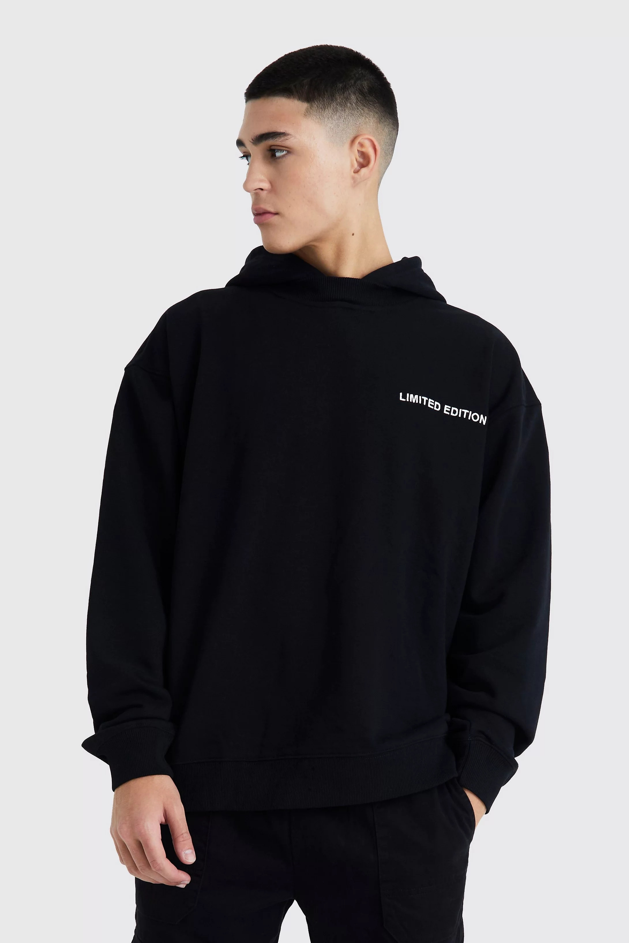 Oversized Heavyweight Hooded Sweatshirt | boohooMAN (DE, IE & UK)