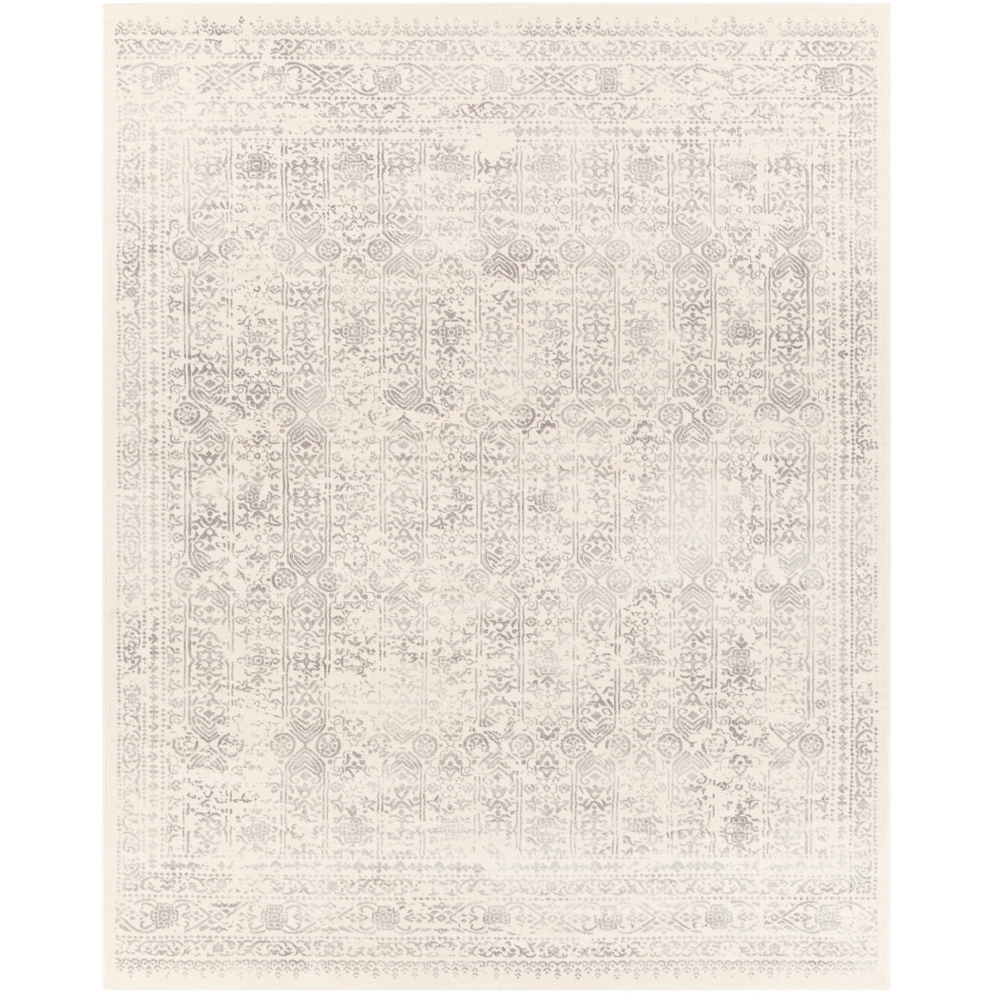 Kannon Light Gray Area Rug, 7'10" x 10' - Walmart.com | Walmart (US)