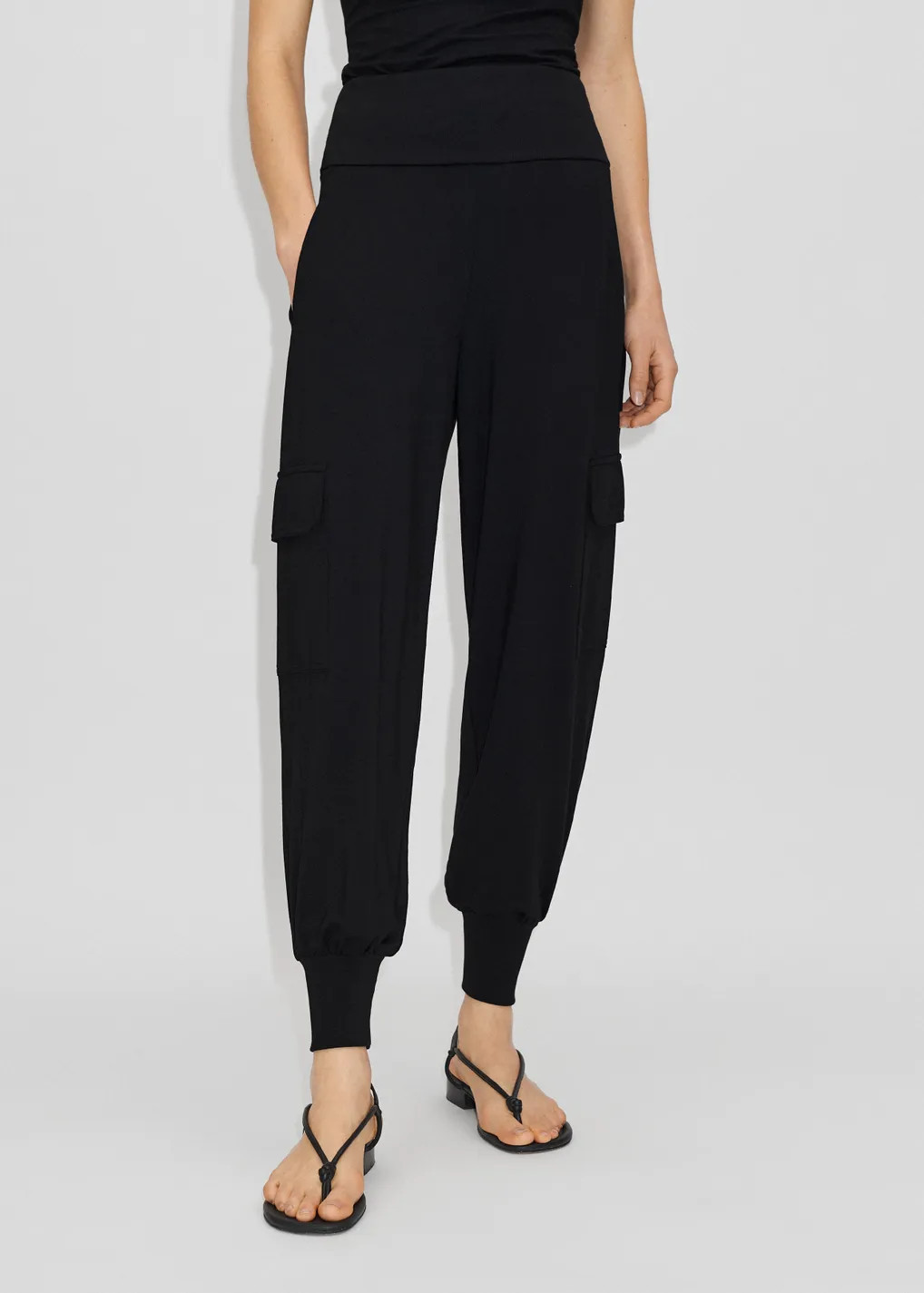 Modal Rib Waist Cargo Jogger | ME + EM
