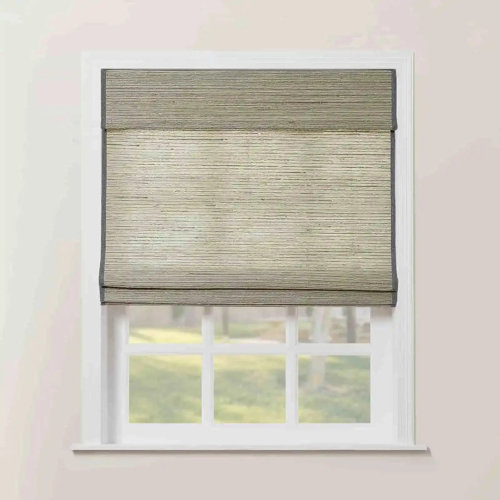 Rae Natural Ramie Flax Woven Wood Shades - Series C | TWOPAGES