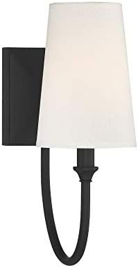 Savoy House 9-2542-1-89 Cameron Matte Black 1 Light Sconce (5" W x 13" H) | Amazon (US)