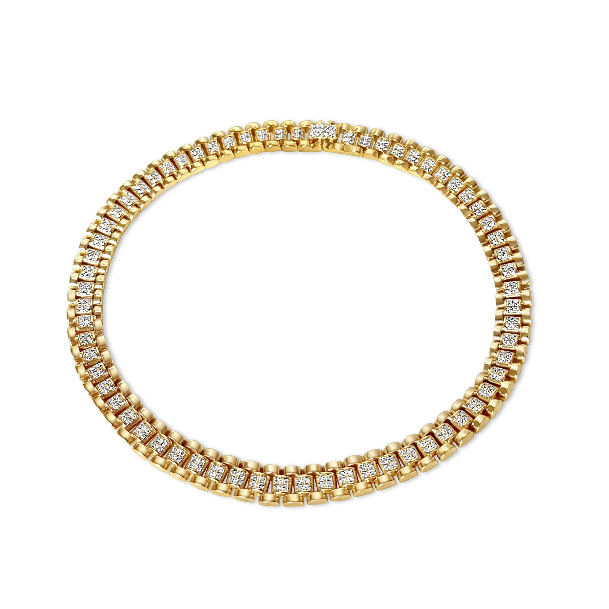 Cubic Zirconia Watch Band Necklace | Anisa Sojka