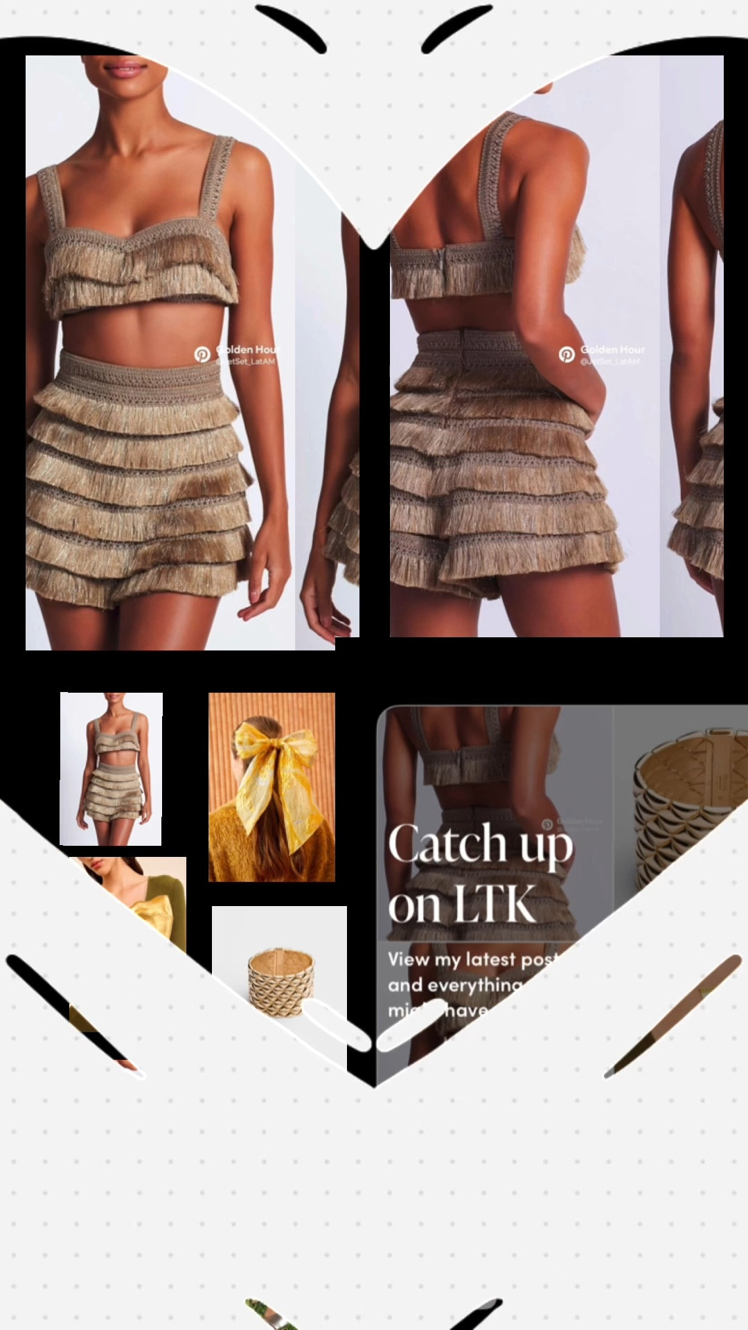 Golden fringe, metallic accents, and sculptural details — a warm, destination-ready edit built for evenings that shimmer. PatBO, Ulla Johnson, and quiet-luxury gold pieces curated for your next getaway. ✨


#LTKHoliday #LTKCyberWeek #LTKGiftGuide