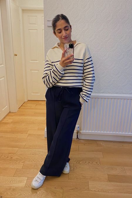 Always looking for autumn winter wardrobe inspo but always settle on stripes 😅 can't go wrong with a striped collared jumper right?

#LTKeurope #LTKSeasonal #LTKstyletip