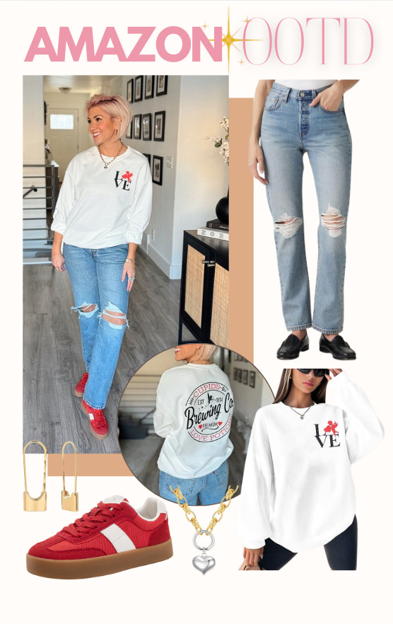 My go-to jeans and comfortable sneakers for a stylish day out. Jeans: 29 Top: Small Shoes: TTS 

 #LTKootd #LTKSeasonal #LTKSaleAlert