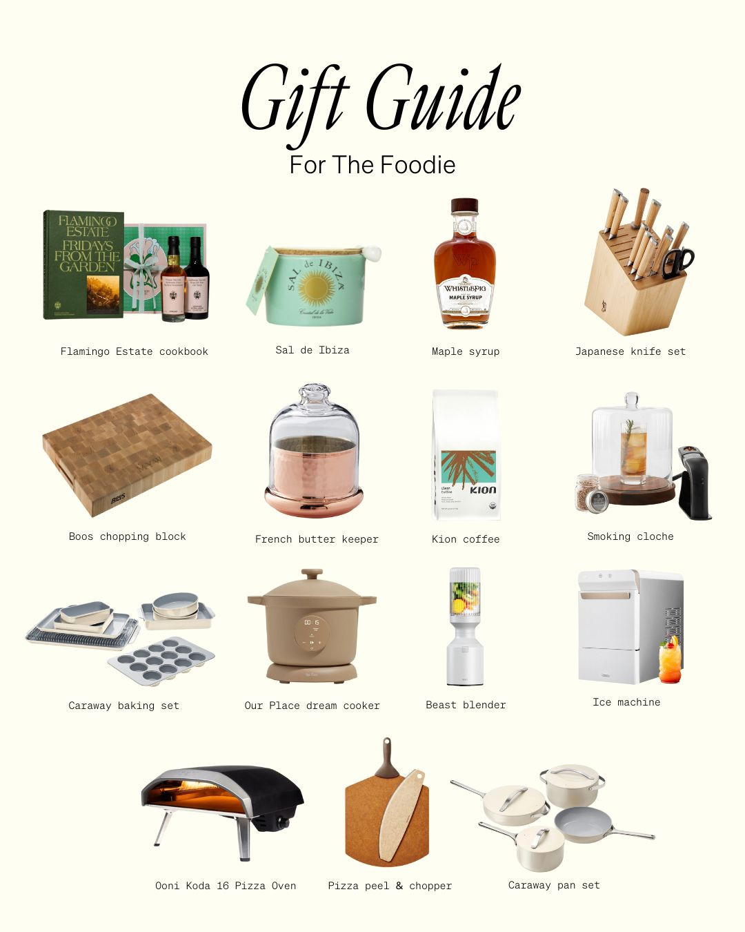 GIFT GUIDE: Foodie 

 

#LTKGiftGuide #LTKHoliday #LTKHome