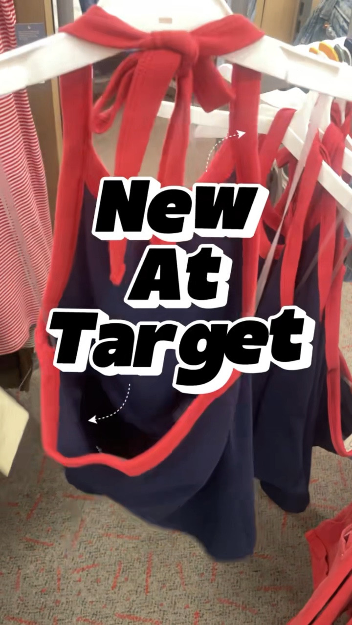 Happy Thursday!☺️ New arrivals keep coming in @target and I am loving it!!🎯🥰 This New rib knit halter tank top that’s navy blue with red looks so cute with these New red denim shorts!!❤️💙😍 Cute outfit for summer and to wear for Memorial Day or the 4th of July!!🇺🇸☺️ These New red denim shorts are 20% Off on sale, comes in khaki color and light wash!!😊 This top has a built in shelf bra that ties in the back and it’s a part of a matching set that has rib mid-rise pull on pants that I didn’t see in my Target, but are available online!!🤩 It comes in another color and linked them for you along with the other denim shorts that are 20% Off on sale!😄 Would you wear this outfit?🤔

#targettop #summershorts #summeroutfit #targetshorts #newattarget 
Vacation outfit, summer top 


#LTKMothersDay #LTKSaleAlert #LTKTravel