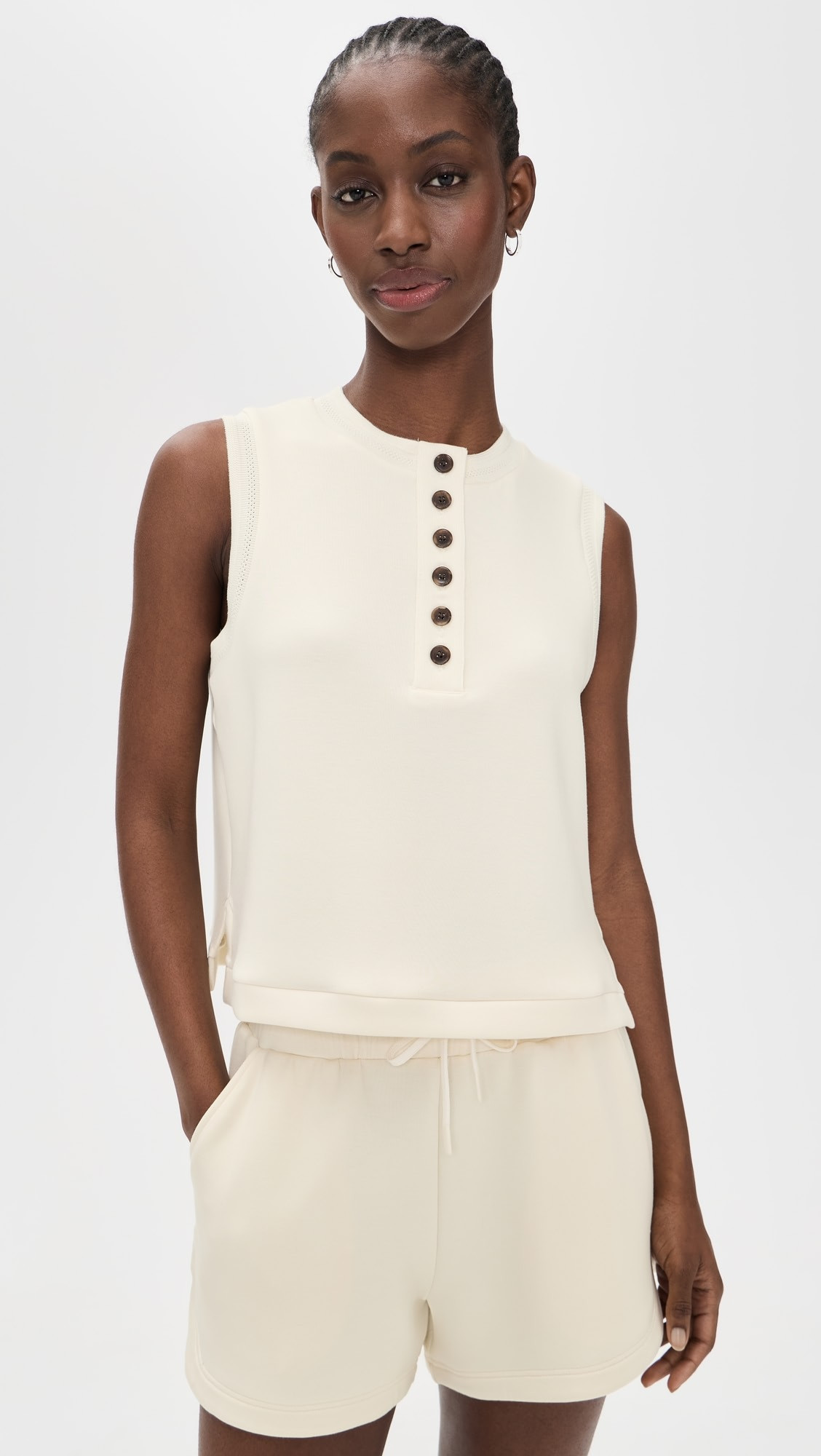 Varley Marla Button Tank | Shopbop | Shopbop