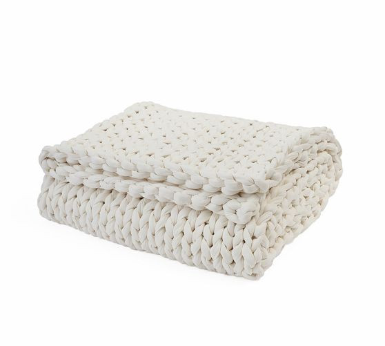 Bearaby Organic Cotton Napper Weighted Blanket | Pottery Barn (US)