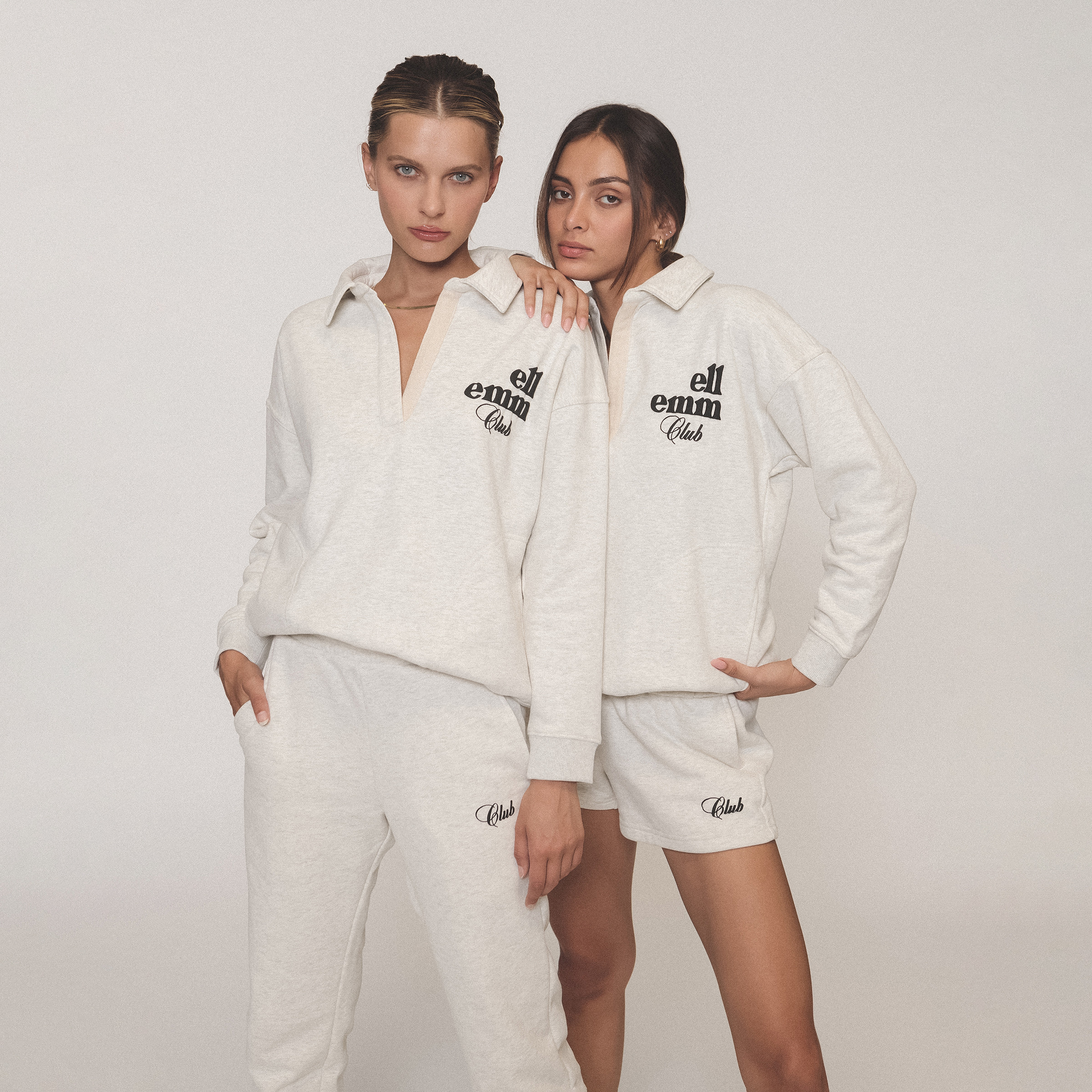 Vintage Club Pullover- Heather Cream | EllandEmm