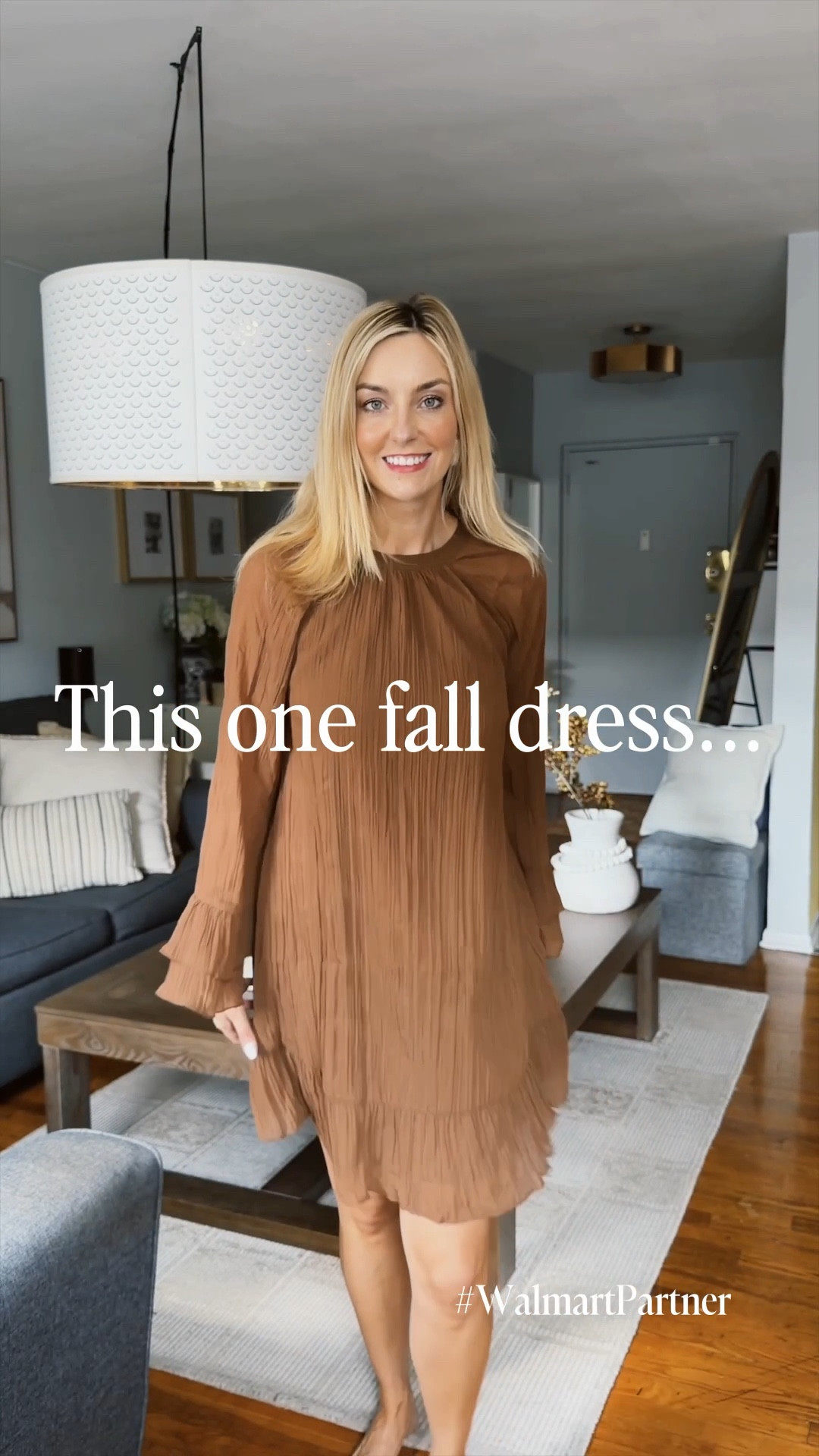 This one fall dress which would be just perfect for every occasion! And below $25! Wearing size XS. #WalmartPartner #WalmartFashion @WalmartFashion 

Autumn dress, fall outfit idea, fall shoes, brown shoes, autumn outfit idea, fall 2025, cocktail hour dress, ruffle dress, mini dresss

#LTKSeasonal #LTKFindsUnder50 #LTKStyleTip
