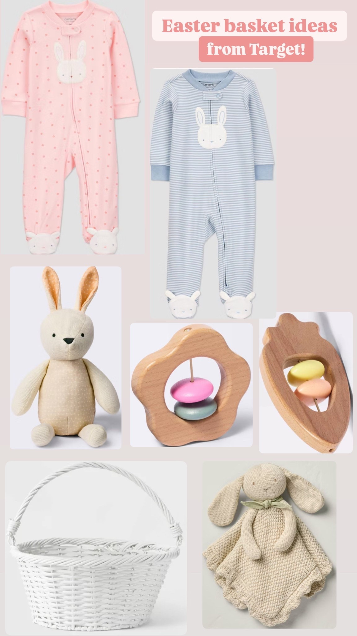 Easter basket ideas, baby Easter basket ideas, baby Easter gift, Easter basket fillers, target Easter finds, target finds, target fashion, target toys, target Easter toys, target Easter onesie, target Easter pjs 

#LTKFindsUnder50 #LTKSeasonal #LTKBaby