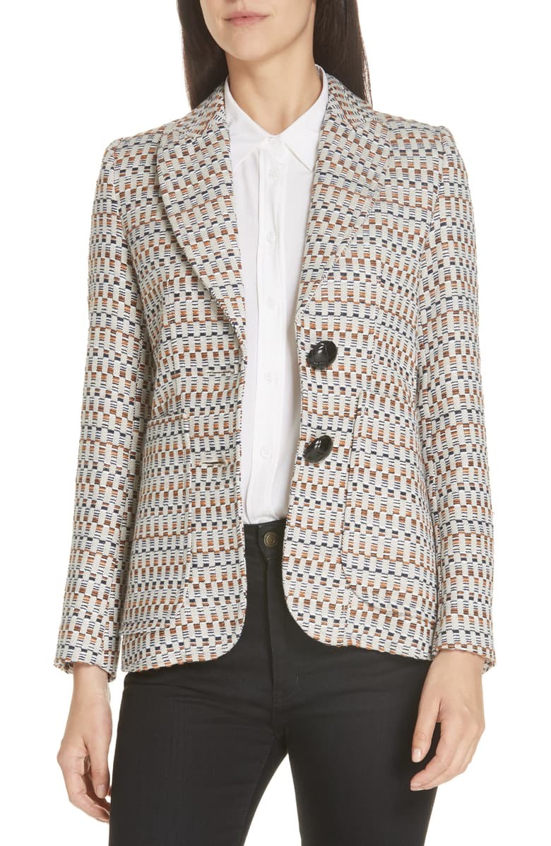 Portrait Neck Blazer | Nordstrom