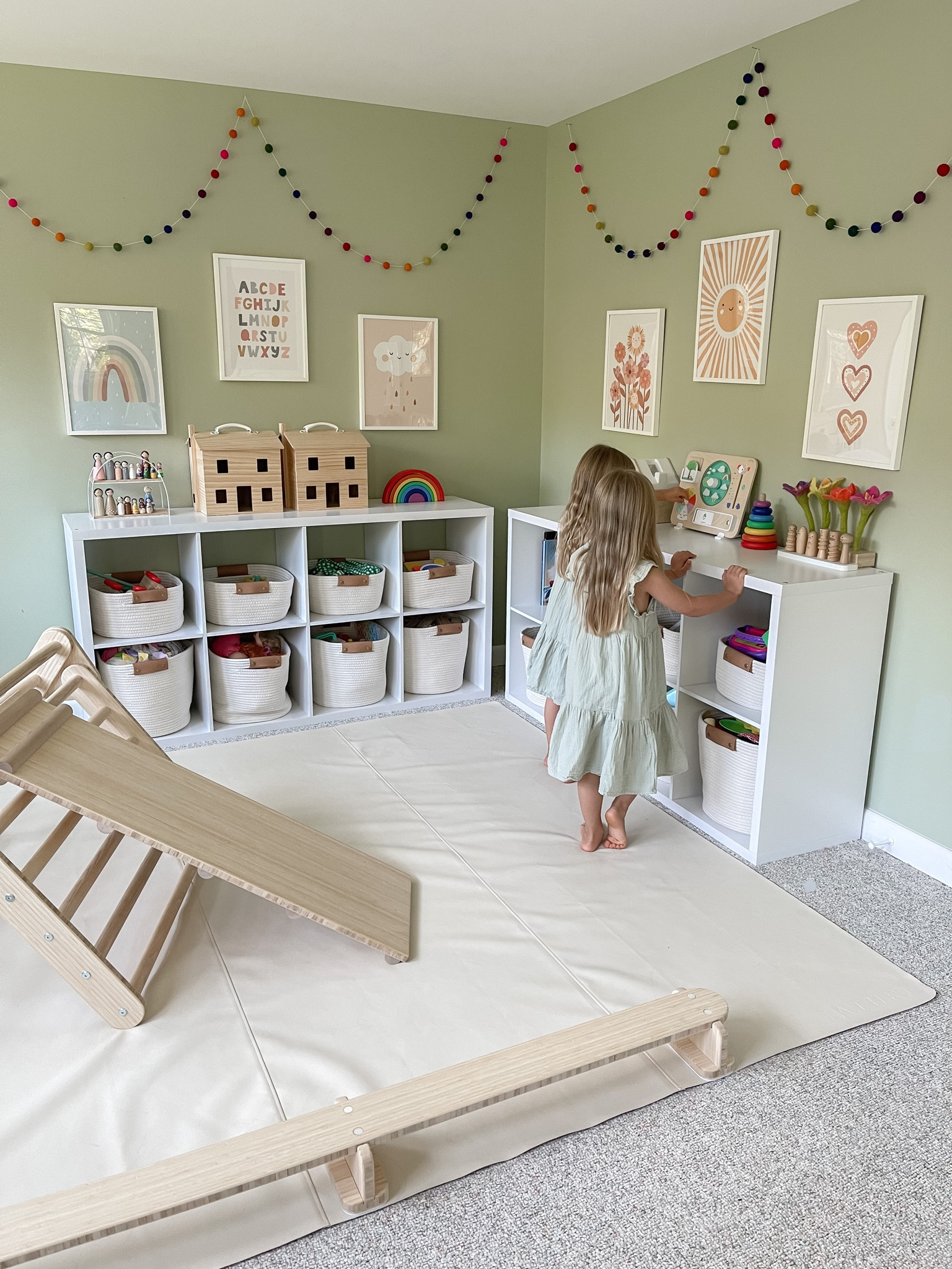 Playroom decor and Montessori wooden toys 

#LTKfamily #LTKhome #LTKkids
