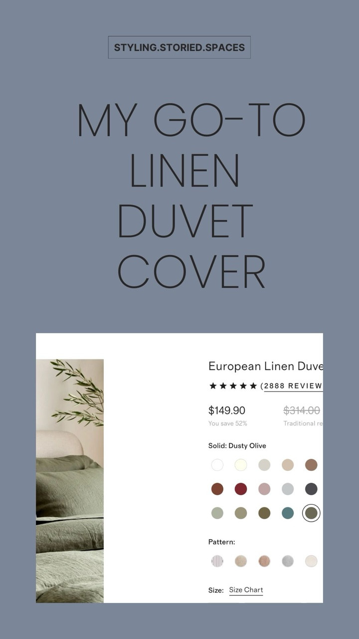 When I specify bedding for clients, this is usually my go-to choice because…

- They have a TON of colors to choose from 
- The quality is great
- The price is hard to beat

The European Linen is a favorite, but they have lots of other weights and materials.

If you want to do a quick fall bedroom update, swapping out your duvet cover is one of the easiest ways to mix things up.

#ltkautumn #duvetcover #linenbedding #bedroomdesign #fallrefresh

#LTKSeasonal #LTKHome