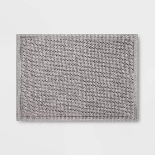 21"x30" Performance Solid Cotton Bath Mat - Threshold™ | Target