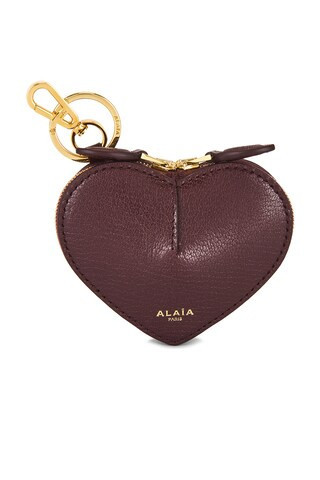 ALAÏA ALAΪA Coin Purse in Rouge Grenat - Burgundy. Size all. | FWRD 