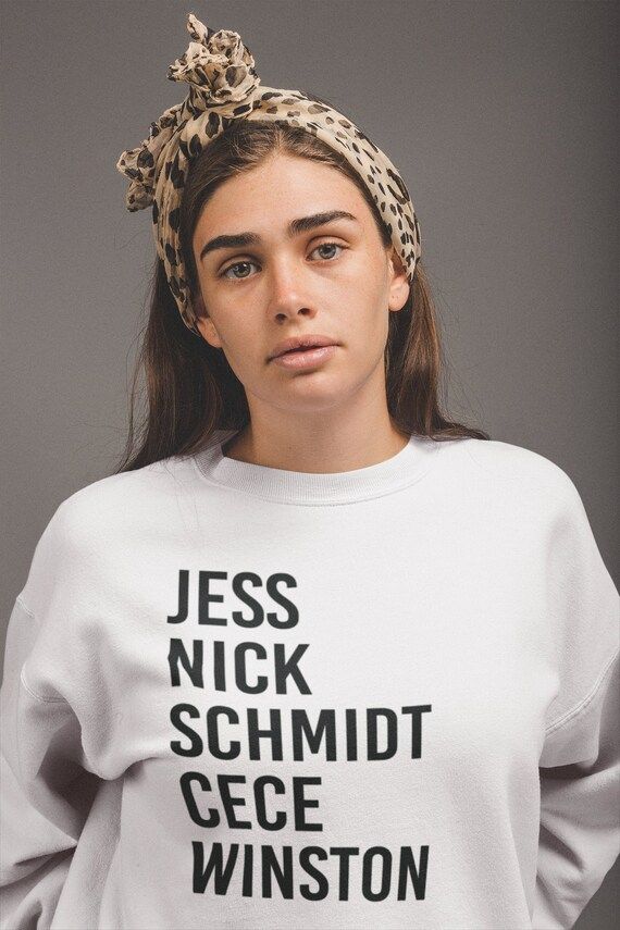 New Girl Show Sweatshirt | New Girl Series Gift | Jess Nick Schmidt Sweatshirt | Winston TV Show | Etsy (US)
