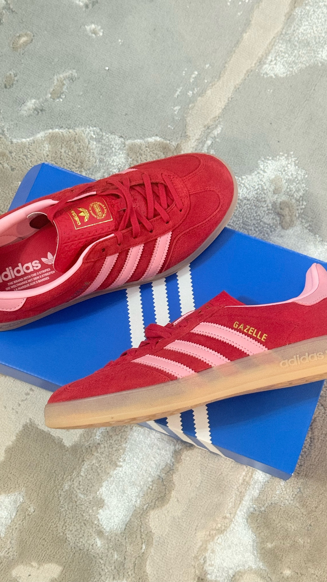 Cute Valentines Day Sneaker Inspo. Will be posting styling inspo. Recommend half size down. Tagged some of my other favorite gazelle as well. 

#LTKOver40 #LTKgrwm