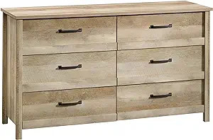 Sauder Cannery Bridge 6-Drawer Dresser, Lintel Oak finish | Amazon (US)