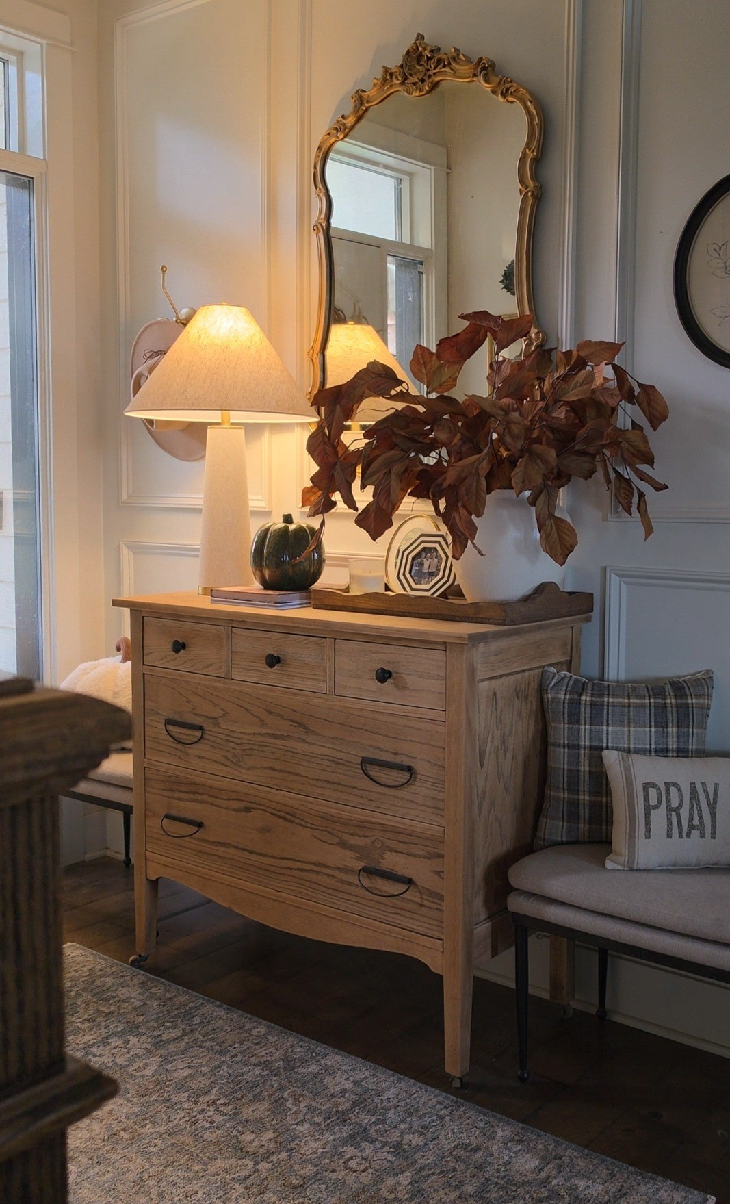 A good lamp is a must in the entryway 

#LTKHome