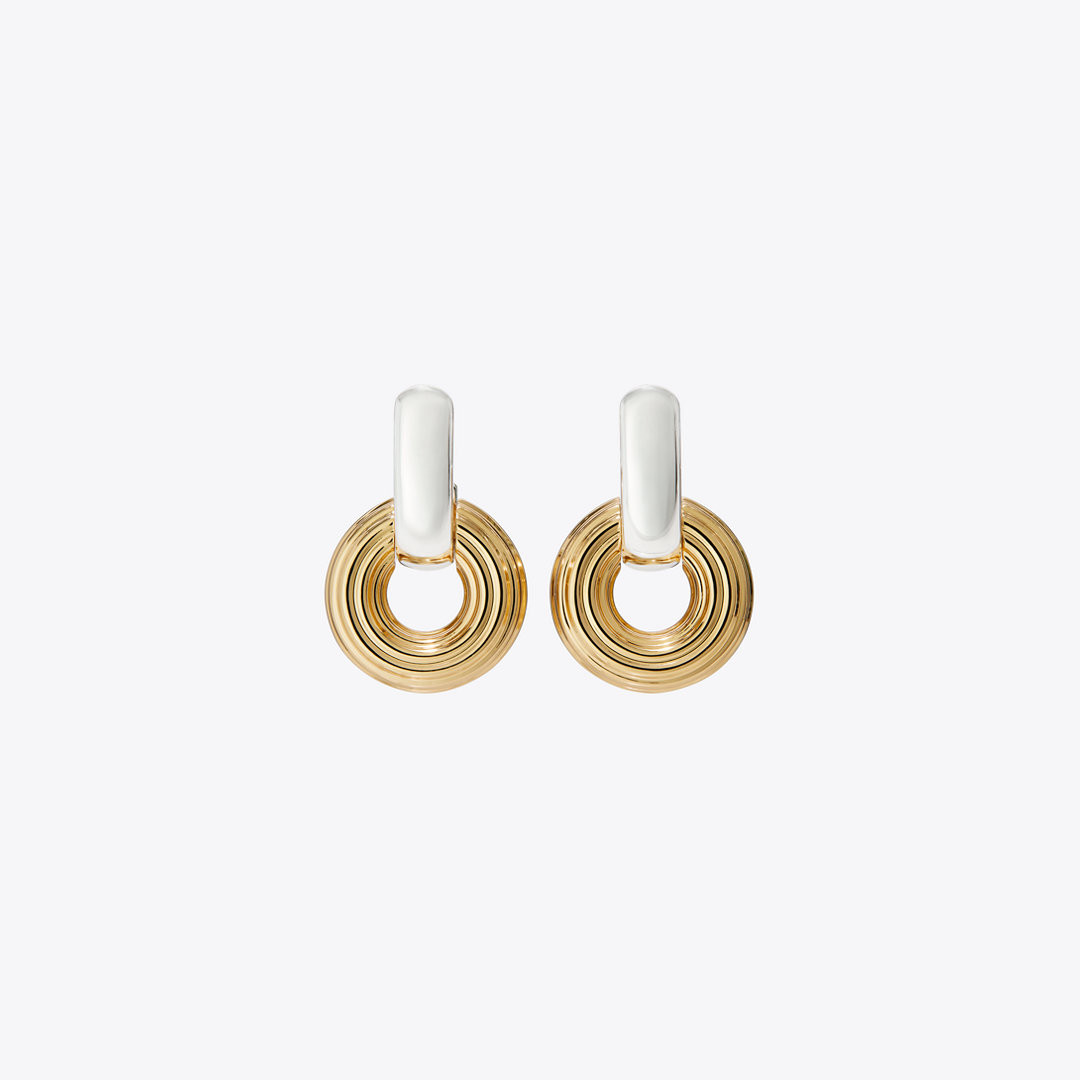 Tory Burch Doorknocker Earring | Tory Burch (UK)