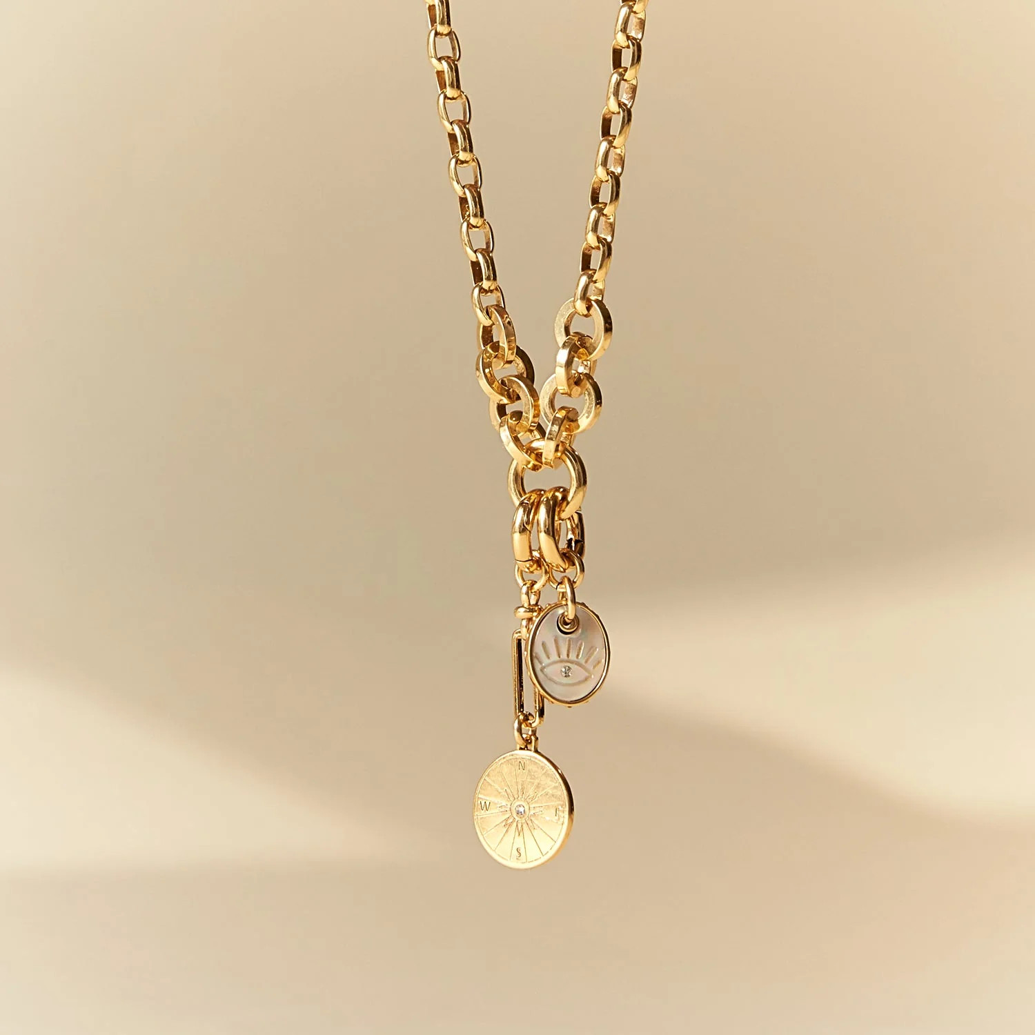 Voyager Necklace Gold by Mignonne Gavigan | Support HerStory
