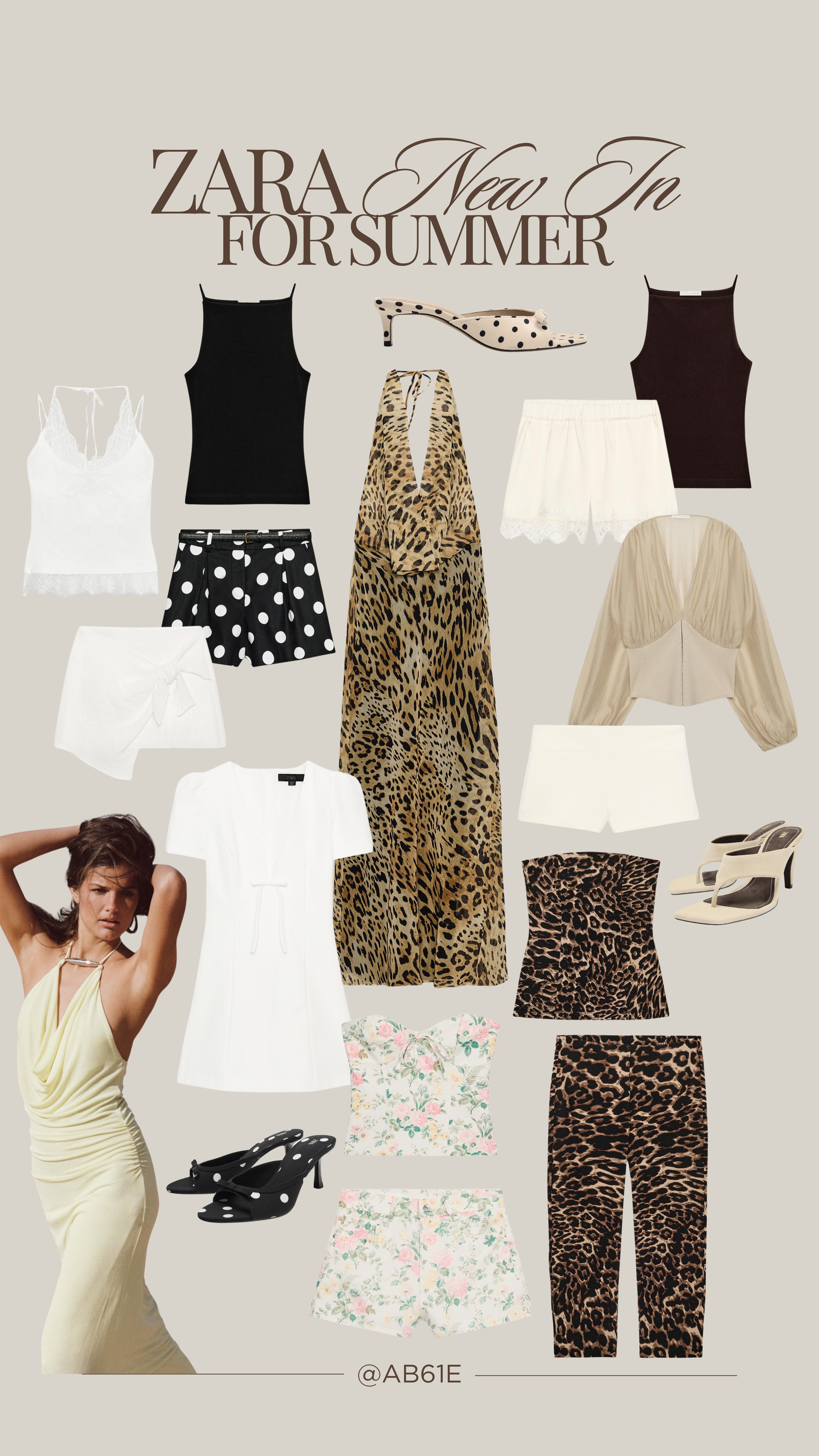 Zara new-in pieces for summer 🌴✨🥥🐆

capris, maxi dress, holiday dress, going out outfit, butter yellow dress, leopard print, polka dot, mini shorts, tailored shorts, mini skirt, jeans and a nice top, summer top, going out top 

 #LTKuk #LTKsummer #LTKpartywear
