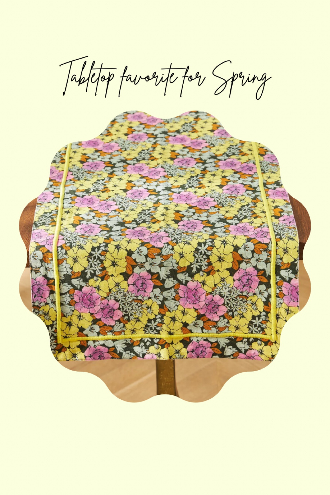 Gorgeous floral table runner 

#LTKSeasonal #LTKhome #LTKfindsunder100