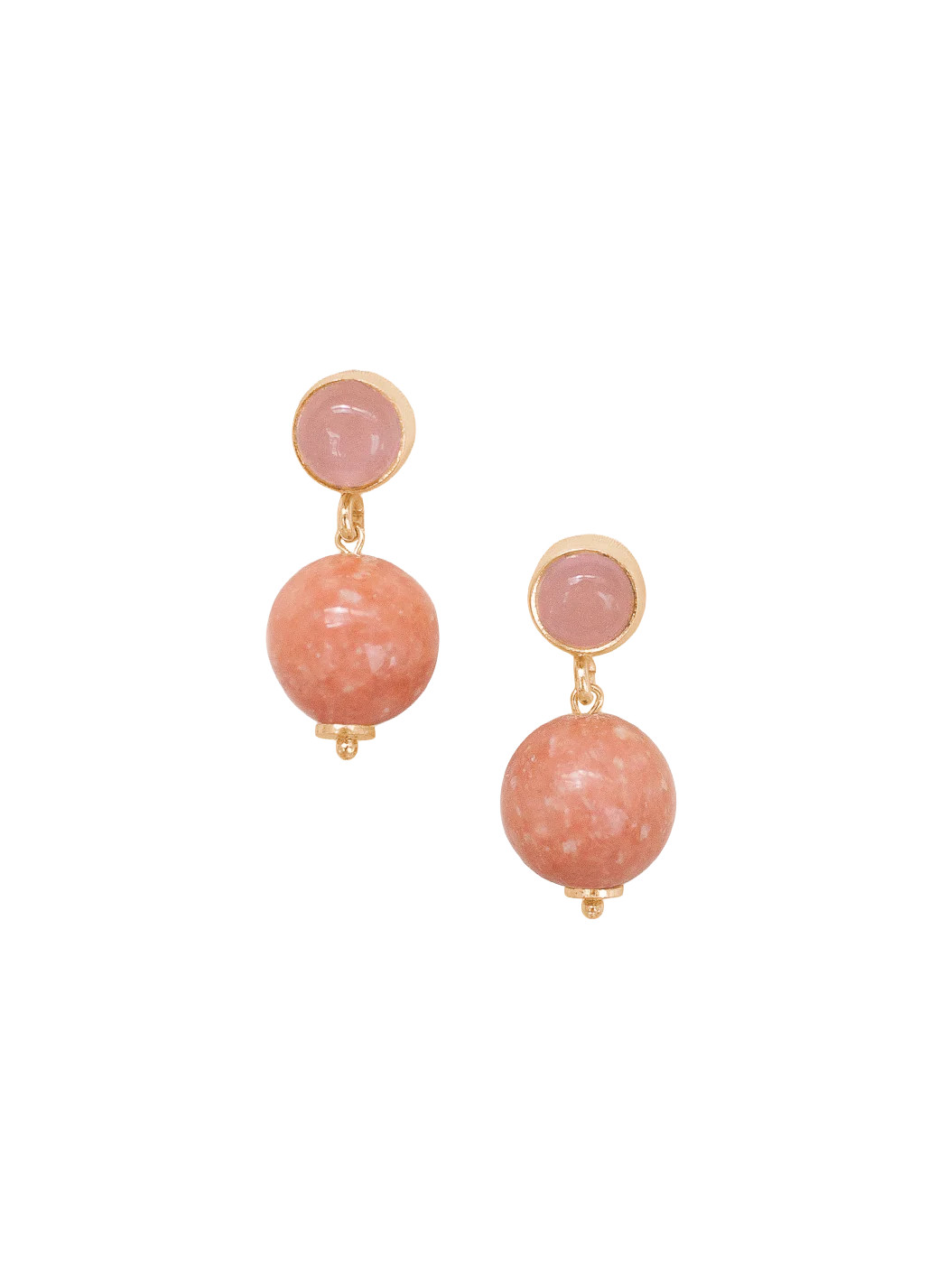 Lena Earrings in Peach | Over The Moon