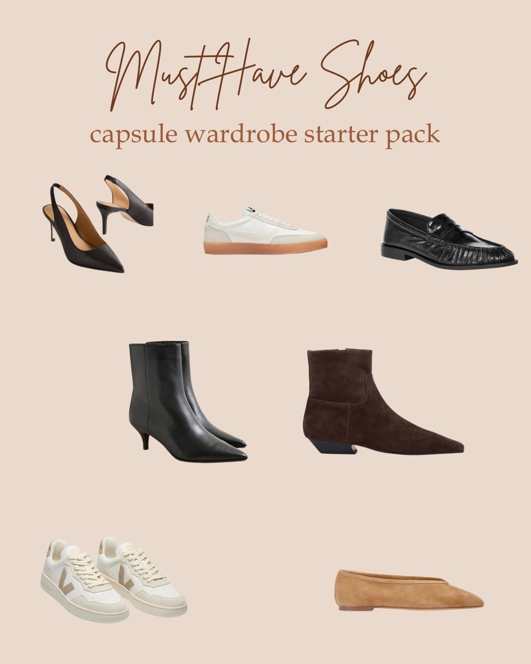 Capsule wardrobe starter pack: Must have shoes 🌟

#LTKOver40 #LTKStyleTip