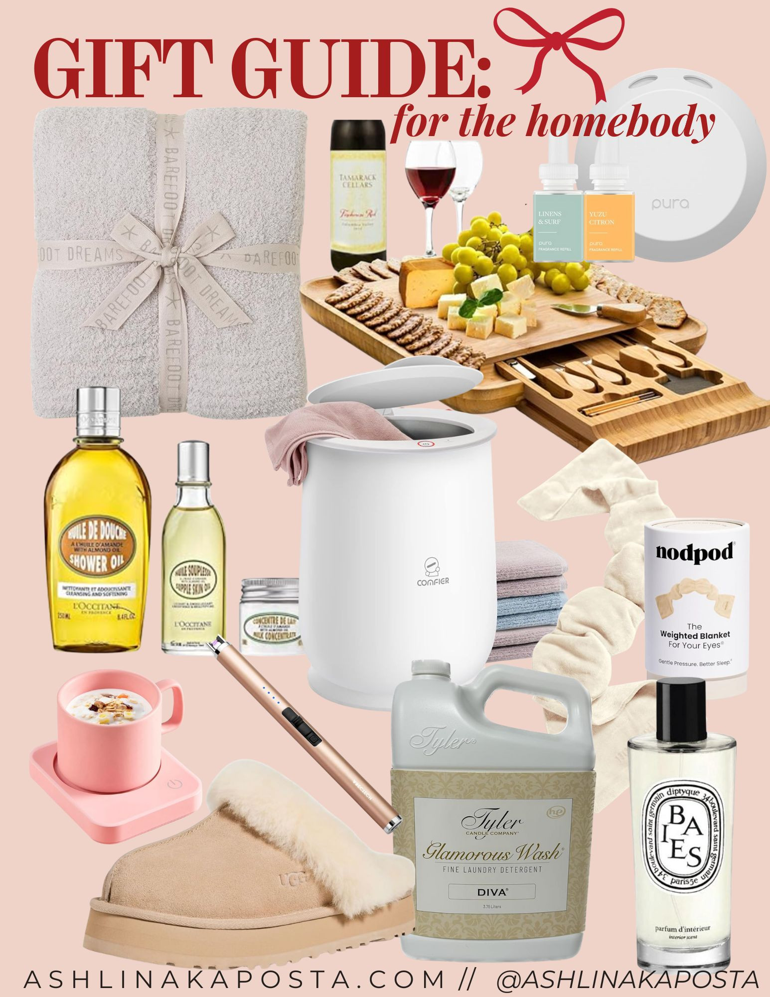 GIFTS FOR THE HOMEBODY! For the woman who lives for cozy nights in, soft blankets, warm drinks, and a home that feels like a sanctuary — this homebody gift guide is pure perfection. These are the comfy + chic essentials she’ll actually use and absolutely love.

Think luxurious throw blankets, hydrating lip oils, winter lotions, cozy slippers, home fragrances, and all the soft, calming, feminine details that make staying in feel magical. ❄️🫶

Whether you’re shopping for Christmas, a holiday gift exchange, a best friend, your sister, or even yourself… these Amazon finds are warm, practical, aesthetic, and perfect for every homebody at heart.

✨ Top Homebody Gift Ideas:
– Ultra-soft blankets she’ll wrap up in all winter long
– Cozy slippers for slow mornings + self-care nights
– Hydrating lip oils + glosses for that glowy, natural look
– Winter hand creams + lotions for dry skin season
– Chic candles + room sprays for a calm, elevated home
– Aromatherapy diffusers for rest + relaxation
– Aesthetic mugs + at-home tea or cocoa essentials 

 #LTKmomlife #LTKselfcare #LTKHome