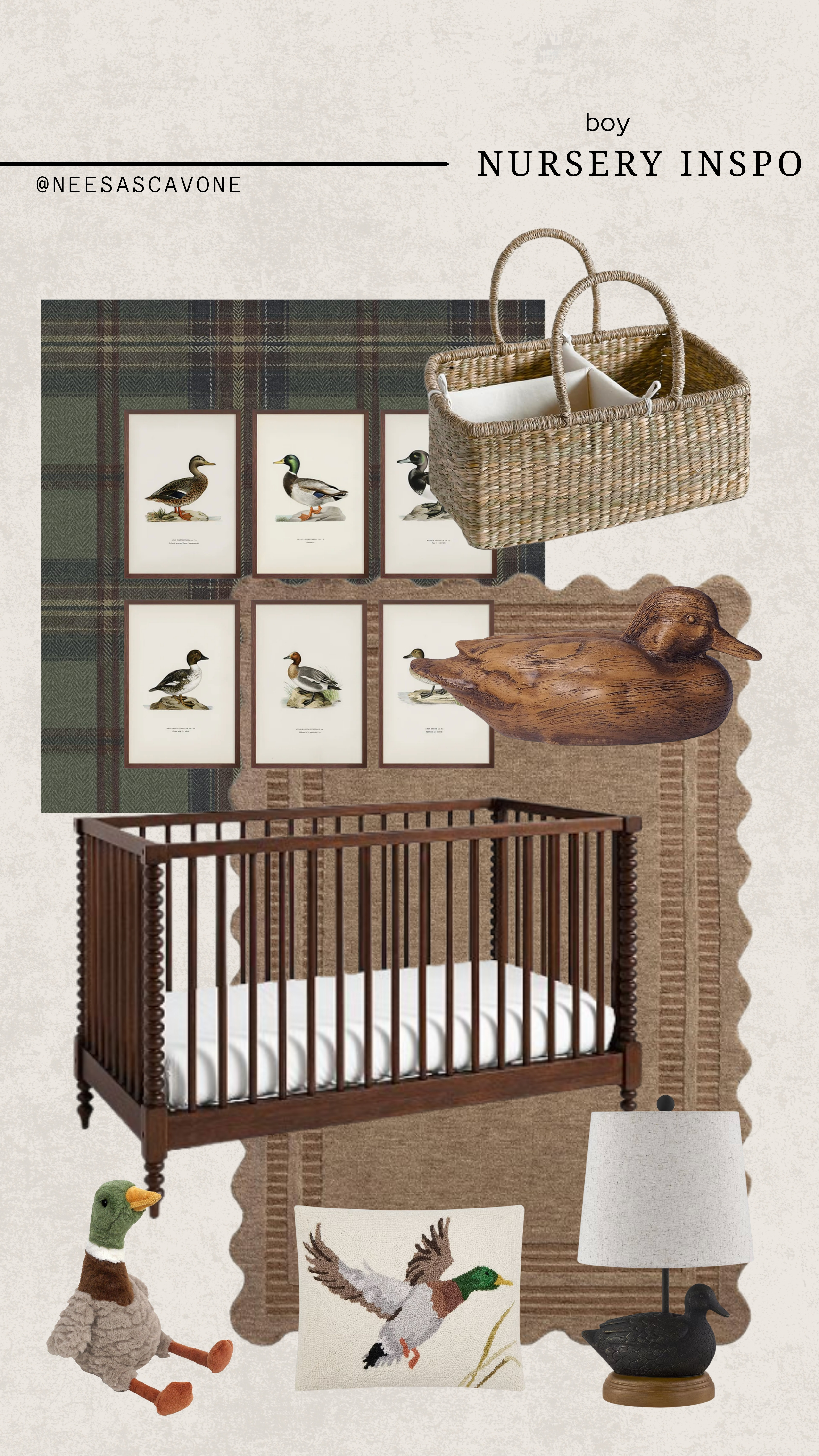Designing a cozy, timeless boy nursery 🤎
Think warm woods, vintage-inspired duck prints, and neutral textures that feel calm but still styled. This is the kind of space that grows with your baby ✨

Everything linked in my LTK—from the crib to the cutest duck details 🦆 (obsessed is an understatement). If you love classic, Ralph Lauren–inspired nurseries… this one’s for you.

boy nursery ideas neutral nursery baby boy nursery decor nursery inspo nursery design ideas classic nursery style vintage nursery decor duck nursery theme ralph lauren nursery cozy nursery neutral home decor nursery must haves baby room inspiration nursery aesthetic motherhood home finds nursery styling ideas ltkhome liketkit nursery decor ideas baby room styling nursery mood board 

 #LTKHome #LTKBaby #LTKBump